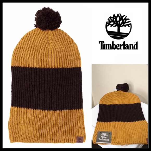 ❤️GIFT PERFECT❤️TIMBERLAND POM POM BEANIE KNIT HAT - Picture 4 of 7